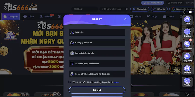 Cách chơi trên dưới tại S666 chi tiết nhất