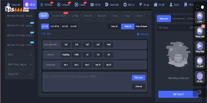 Điểm nổi bật chỉ có tại xổ số miền Nam S666