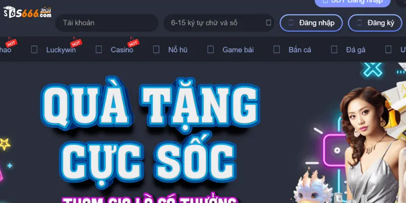 Bước 1: Truy cập và đăng nhập vào S666