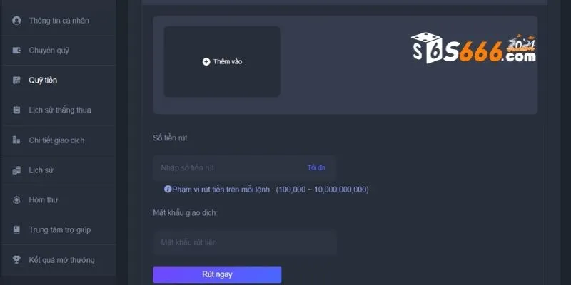 rút tiền s666