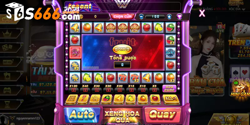 Ưu điểm nổi bật của game slot xèng hoa quả S666