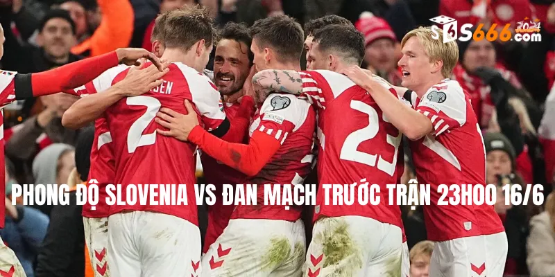 Phong độ trước trận của hai đội bóng Slovenia và Đan Mạch