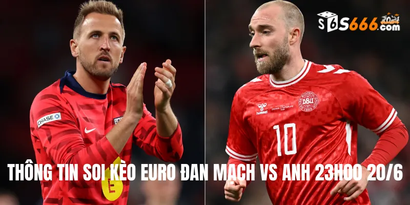 Thông tin soi kèo Euro Đan Mạch vs Anh 23h00 20/6